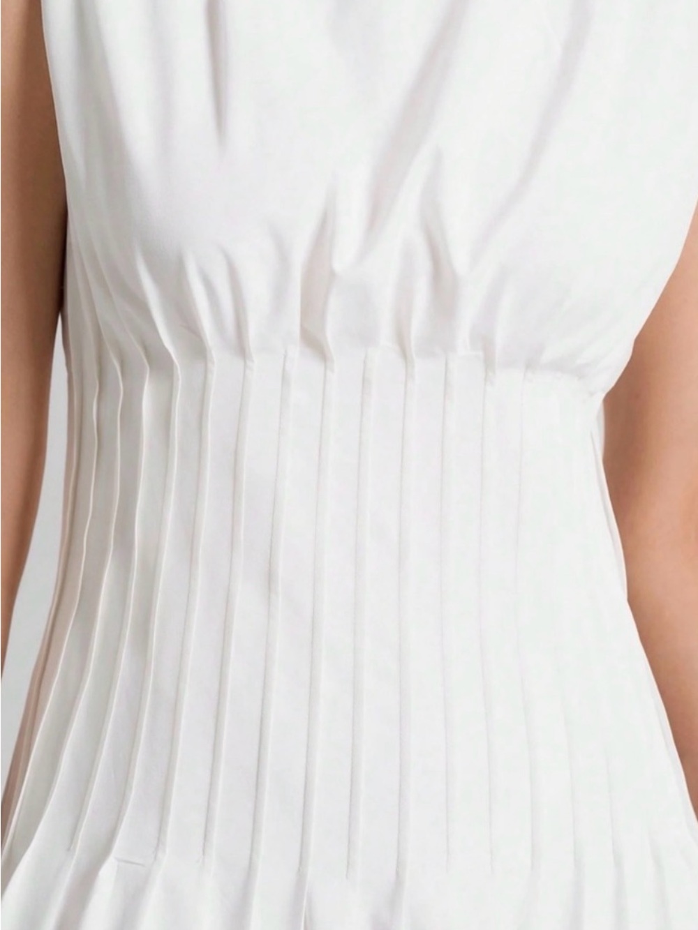 NWT 🔥 Sleeveless Ruched Waist Maxi Dress - Picture 4 of 7
